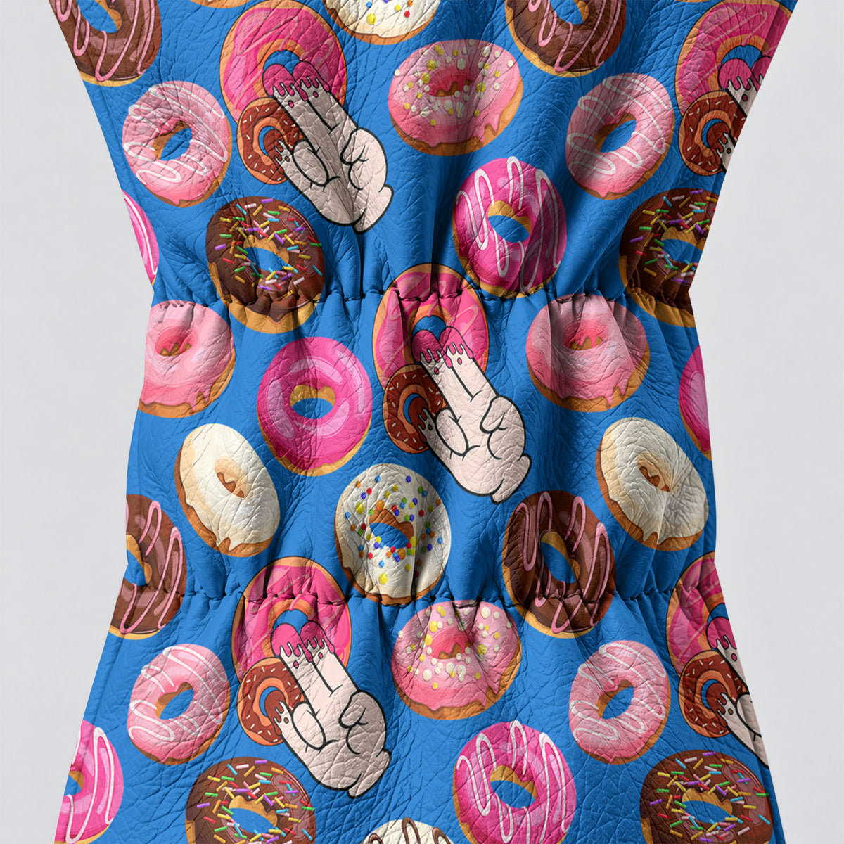 Funny Donut Adult Humor Blue And Pink Golf Head Cover, Gift For Golfers, Golfer Gift