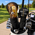 Birdie Bogey Eagle Par Golf And Beer Golf Head Cover, Golf And Beer Gift, Golf Gift