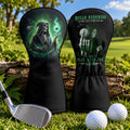 Hello Darkness My Old Friend Skull Golf Head Cover, Golf Gift Ideas, Golf Lover Gift