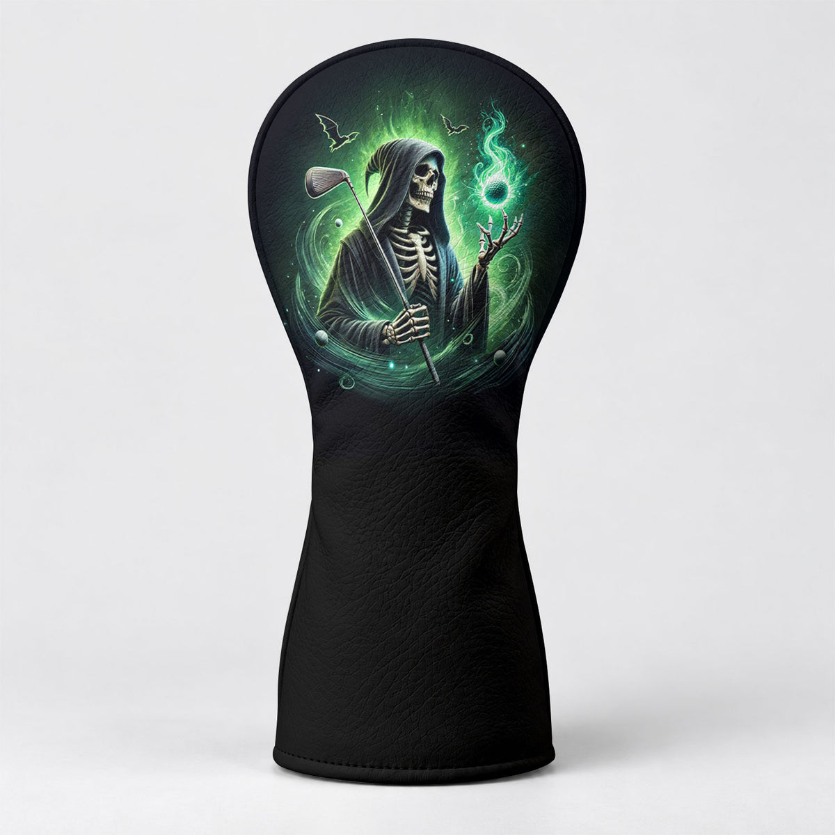 Hello Darkness My Old Friend Skull Golf Head Cover, Golf Gift Ideas, Golf Lover Gift