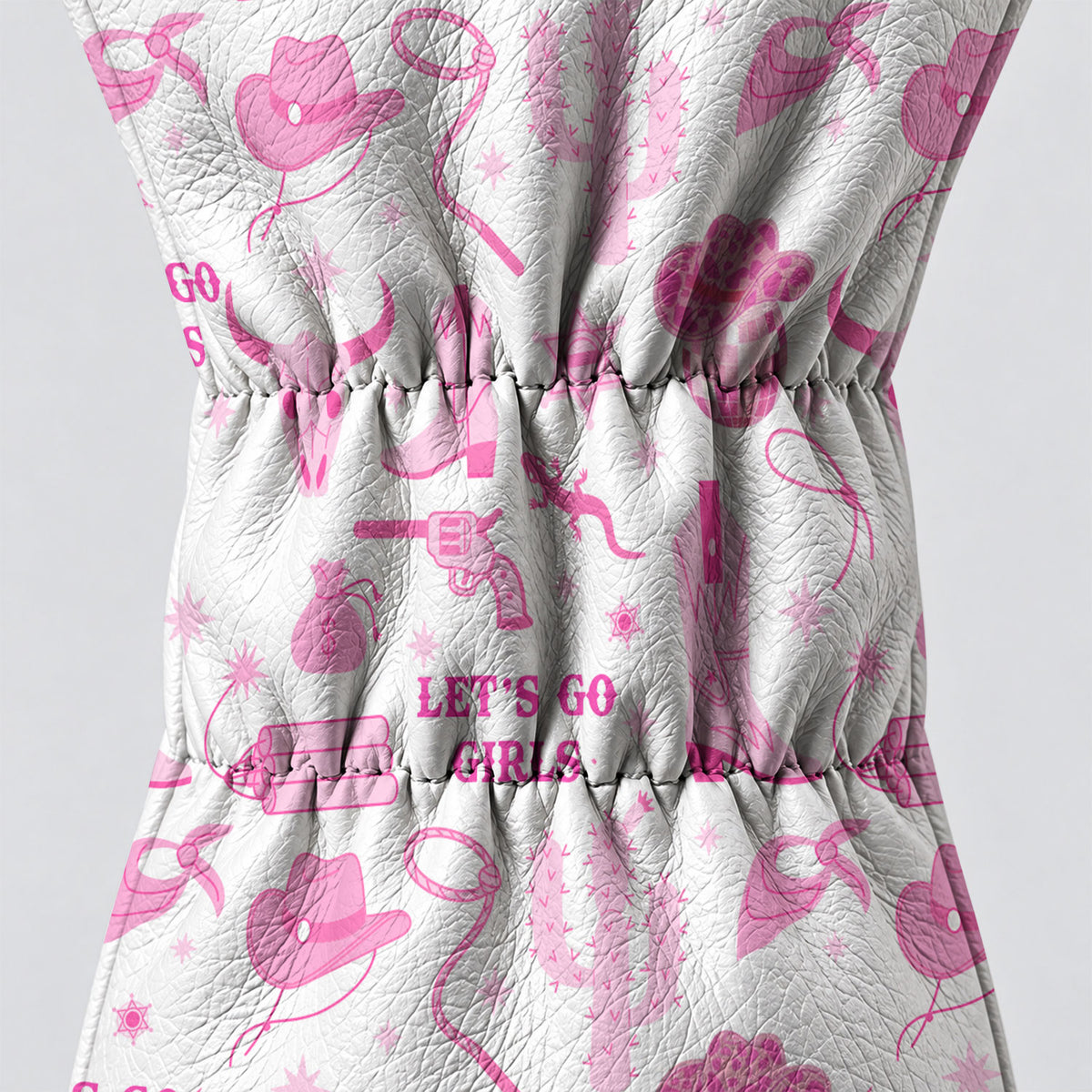 Let's Go Girls Pink Cowgirl Golf Head Cover, Golf Gifts For Women, Ladies Golf Gift