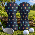 Lucha Libre Mask Cinco De Mayo Golf Head Cover, Fiesta Golf Gift, Golf Gifts For Him