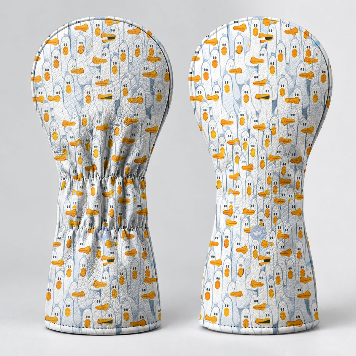 Mine Mine Mine Seagull Beach Pattern Golf Head Cover, Gift For Golfers, Fun Golf Gift