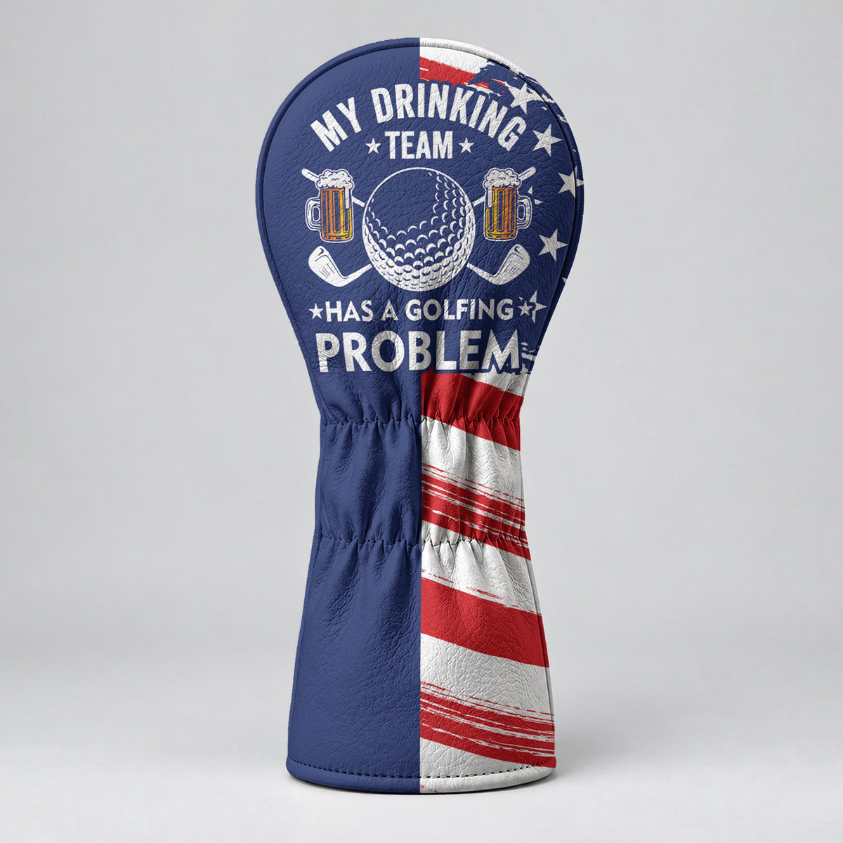 My Drinking Team Has A Golfing Problem Golf Head Cover, Golf Lover Gift, Golfer Gift