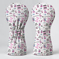 Par Then Bar Flamingo Funny Golf Head Cover, Golf Bag Accessories, Driver Head Cover