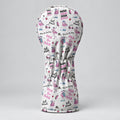 Par Then Bar Flamingo Funny Golf Head Cover, Golf Bag Accessories, Driver Head Cover