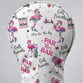 Par Then Bar Pink Flamingo Golf Headcover, Gift For Women Golfers, Ladies Golf Gift