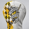 Golf And Beer That's Why I'm Here Argyle Headcover, Beer Lover Golf Gift, Golfer Gift