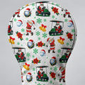 Santa Golf Cart Christmas Pattern Golf Head Cover, Christmas Golf Gift, Driver Cover