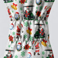 Santa Golf Cart Christmas Pattern Golf Head Cover, Christmas Golf Gift, Driver Cover
