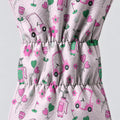 Pink Green Golf Cart Flowers Golf Head Cover, Gift For Her, Golf Headcovers For Women