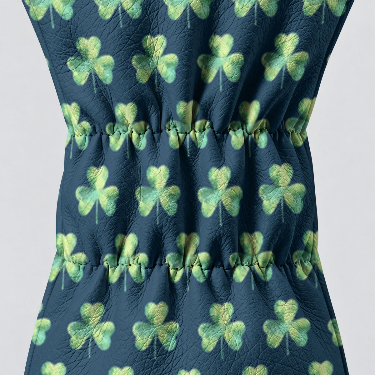 St Patrick's Day Shamrock Golfer Green Golf Headcover, Irish Golf Gift, Driver Cover