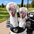 Trump Golf Of America 250th Anniversary Golf Headcover, Golfer Gift, Driver Headcover