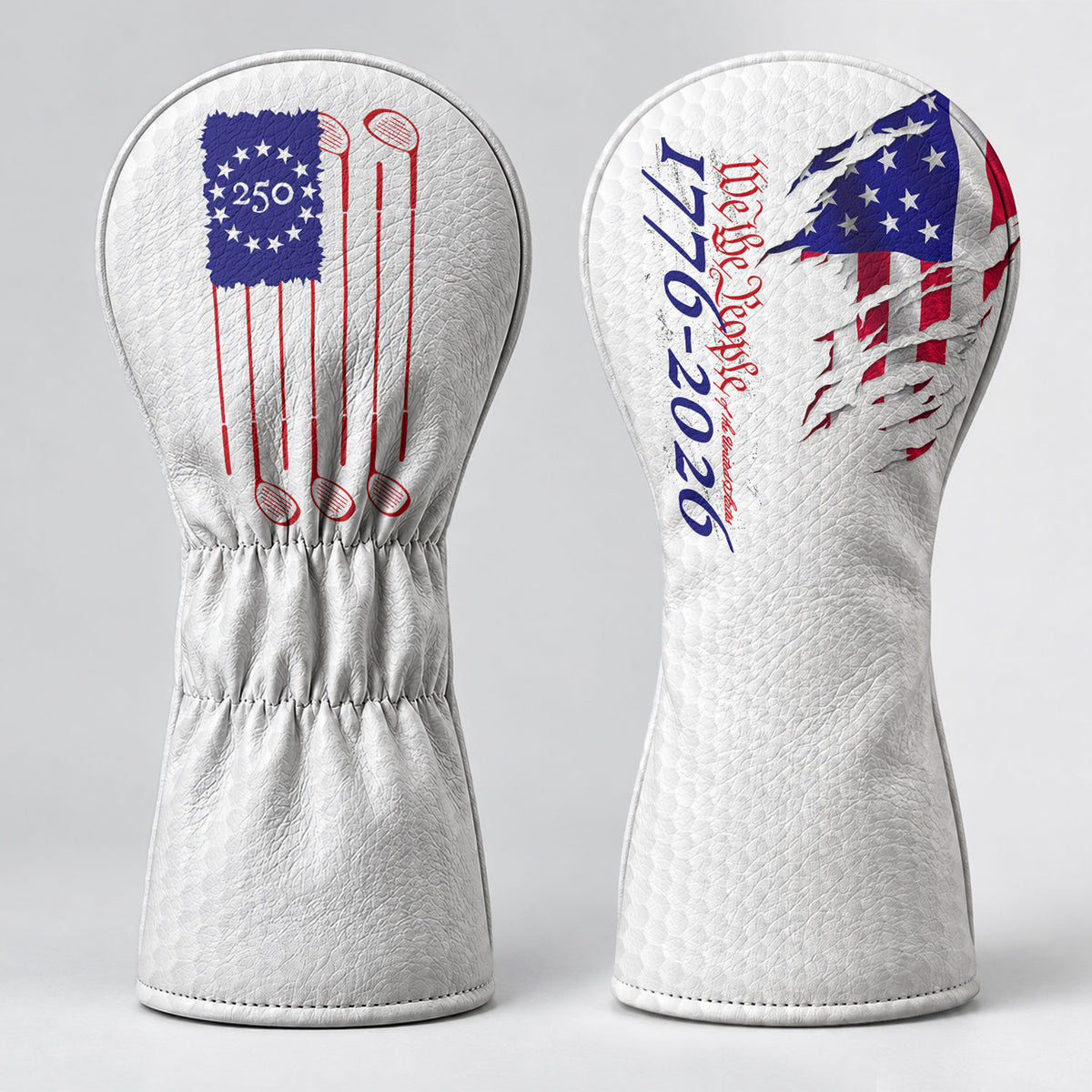 We The People 1776-2026 Betsy Ross Flag Golf Headcover, Golf Lover Gift, Gift For Him