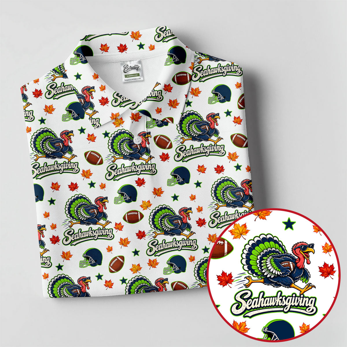 Seahawksgiving Thanksgiving Golf Shirt, Ladies Golf Shirts, Golf Shirts For Women