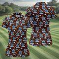 Lionsgiving Thanksgiving Golf Shirt, Golf Shirts For Women, Womens Golf Clothing