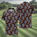 Lionsgiving Thanksgiving Golf Shirt, Golf Shirts For Men, Funny Mens Golf Shirts