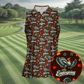 Eaglesgiving Thanksgiving Golf Shirt, Womens Golf Apparel, Golf Shirts For Women