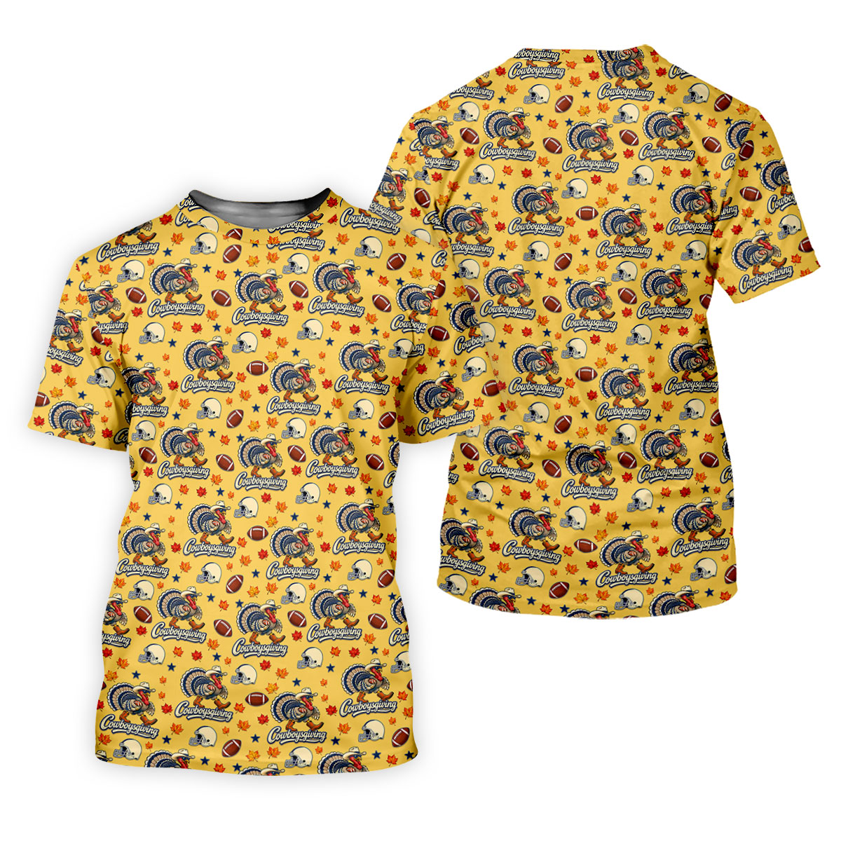 Cowboysgiving Thanksgiving Golf Shirt, Womens Golf Apparel, Golf Shirts For Women