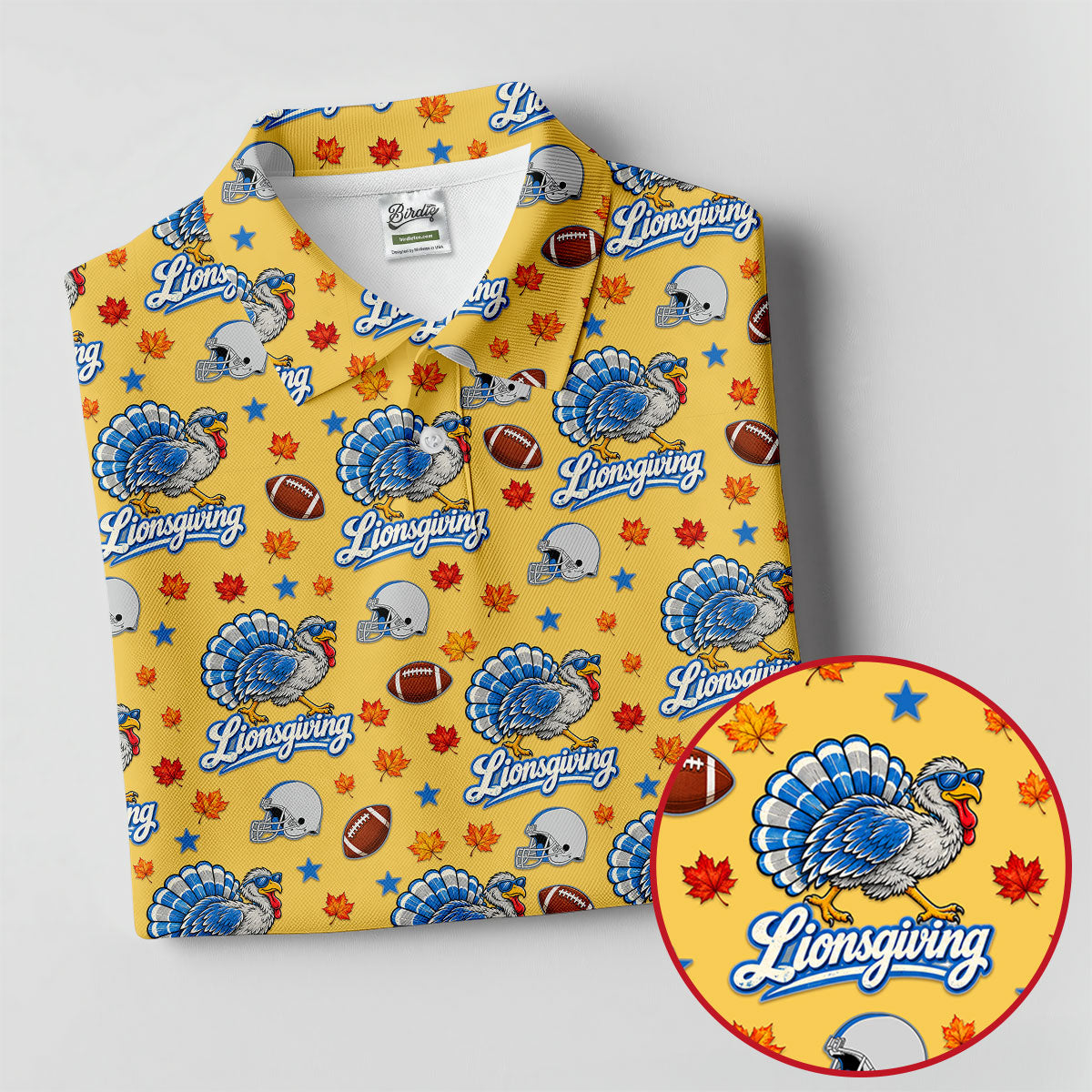 Lionsgiving Thanksgiving Golf Shirt, Golf Shirts For Women, Golf Gifts For Women