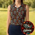 Eaglesgiving Thanksgiving Golf Shirt, Womens Golf Apparel, Golf Shirts For Women