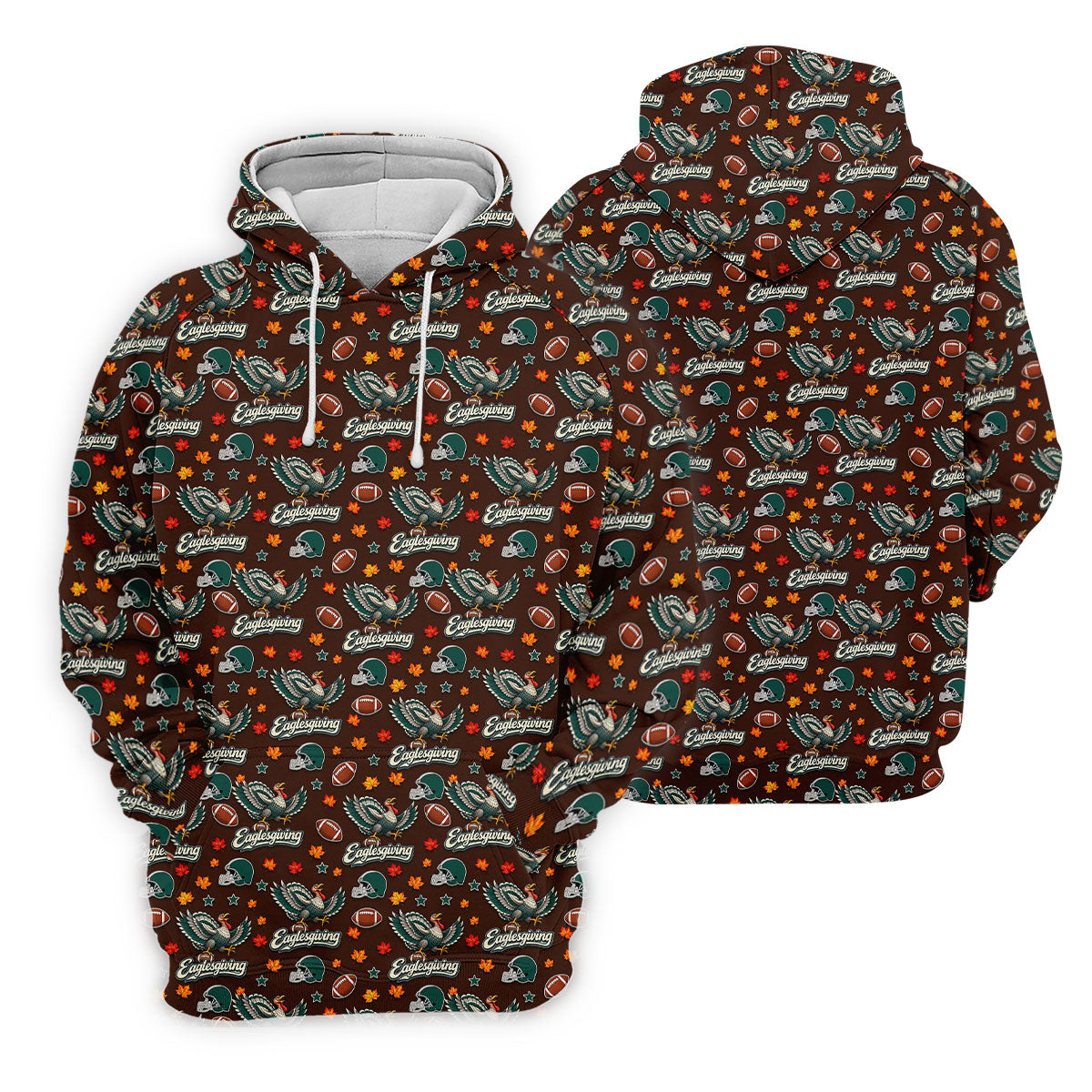 Eaglesgiving Thanksgiving Golf Shirt, Womens Golf Apparel, Golf Shirts For Women