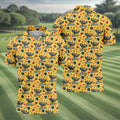 Eaglesgiving Thanksgiving Golf Shirt, Golf Shirts For Men, Mens Holiday Golf Shirts