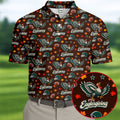 Eaglesgiving Thanksgiving Golf Shirt, Golf Shirts For Men, Funny Mens Golf Shirts