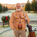 Funny Turkey Suspenders Ugly Christmas Sweater, Ugly Sweater Party, Golf Lover Gifts