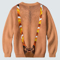 Funny Turkey Suspenders Ugly Christmas Sweater, Ugly Sweater Party, Golf Lover Gifts