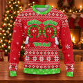 Custom Name Merry Titmas Ugly Christmas Sweater, Christmas Golf Gift, Christmas Gifts
