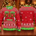 Custom Name Merry Titmas Ugly Christmas Sweater, Christmas Golf Gift, Christmas Gifts
