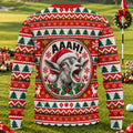 Funny Screaming Goat Ugly Christmas Sweater, Christmas Gifts, Funny Holiday Sweater