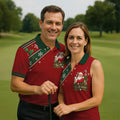 Christmas Tee The Season Santa Golf Shirt, Mens Golf Apparel, Golf Gifts For Men
