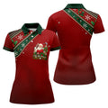 Christmas Tee The Season Santa Golf Shirt, Ladies Golf Shirts, Womens Golf Clothing