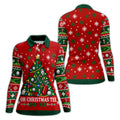 Oh Christmas Tee Golf Tree Golf Shirt, Golf Shirts For Women, Golf Gifts For Women