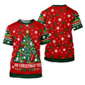 Oh Christmas Tee Golf Tree Golf Shirt, Mens Golf Apparel, Mens Holiday Golf Shirts