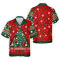 Oh Christmas Tee Golf Tree Golf Shirt, Mens Golf Apparel, Mens Holiday Golf Shirts