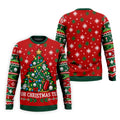Oh Christmas Tee Golf Tree Golf Shirt, Mens Golf Apparel, Mens Holiday Golf Shirts