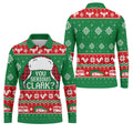 Christmas You Serious Clark Golf Shirt, Golf Shirts For Men, Funny Mens Golf Shirts