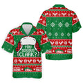 Christmas You Serious Clark Golf Shirt, Golf Shirts For Men, Funny Mens Golf Shirts