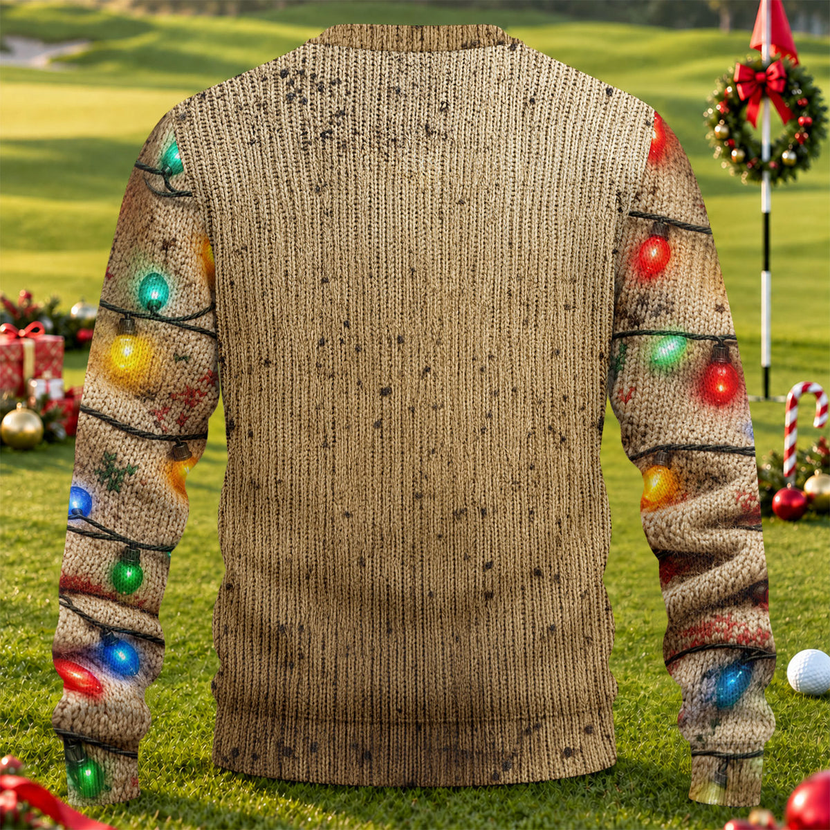 Grumpy Face Ugly Christmas Sweater - view 2