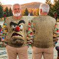 Grumpy Face Ugly Christmas Sweater - view 4