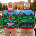 Christmas Who's Your Caddy Santa Ugly Sweater, Christmas Golf Gift, Funny Xmas Gift