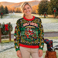 Christmas Golf Sucks Santa Cart Ugly Sweater, Ugly Sweater Party, Christmas Golf Gift