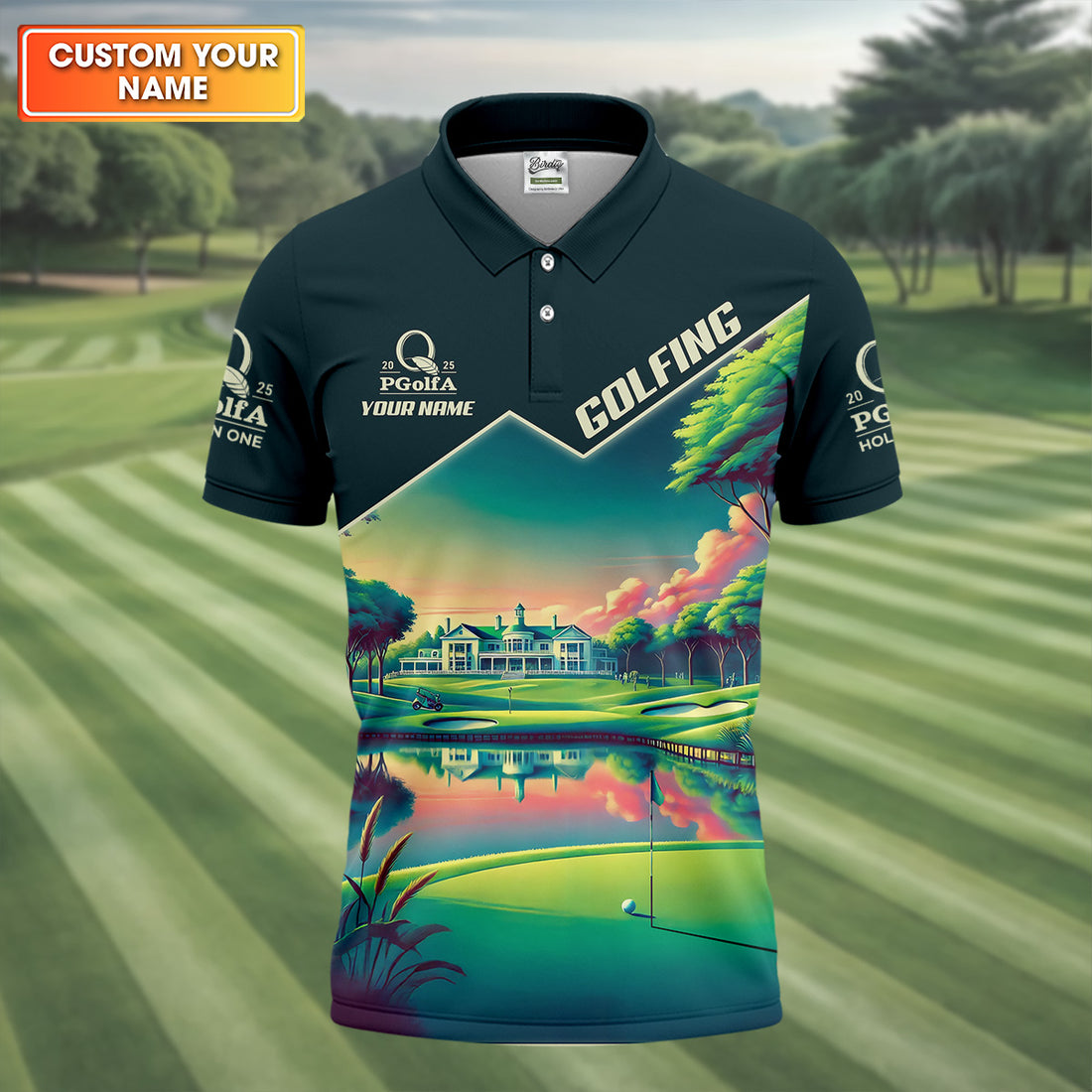Golf Tournament Shirt, Golf Tops For Men, Custom Golf Polos, Golf Gift For Men