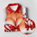 Christmas Candy Cane Corset Golf Shirt, Golf Gifts For Men, Funny Mens Golf Shirts
