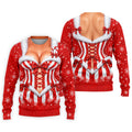 Christmas Candy Cane Corset Golf Shirt, Golf Gifts For Men, Funny Mens Golf Shirts