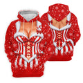 Christmas Candy Cane Corset Golf Shirt, Golf Gifts For Men, Funny Mens Golf Shirts