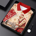 Christmas Vintage Santa Winter Golf Shirt, Golf Gifts For Men, Mens Golf Apparel